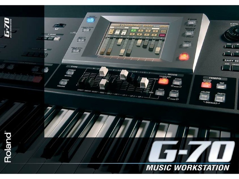Roland G-70 User manual