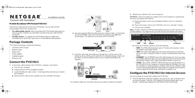 NETGEAR ProSafe FVS318v3 User manual