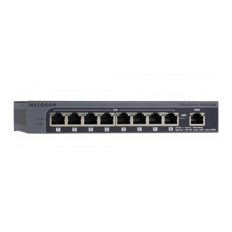 NETGEAR FVS318G - ProSafe Gigabit VPN Firewall Data Sheet... User manual NETGEAR FVS318G - ProSafe Gigabit VPN Firewall Data Sheet... User manual