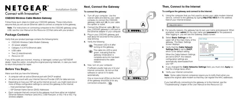 NETGEAR CGD24G User manual