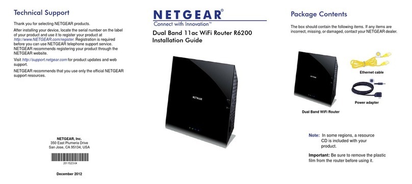 NETGEAR R6200 User manual