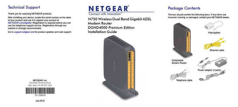 NETGEAR DGND4000 User manual