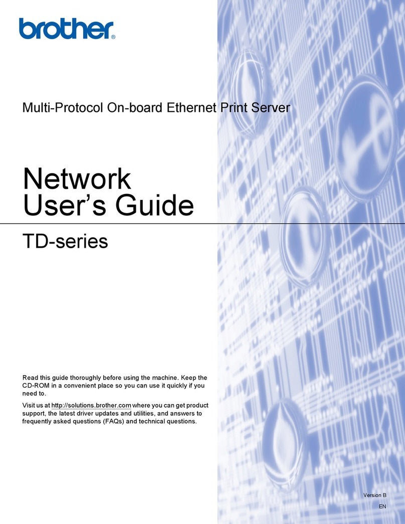 Brother TD-series User manual