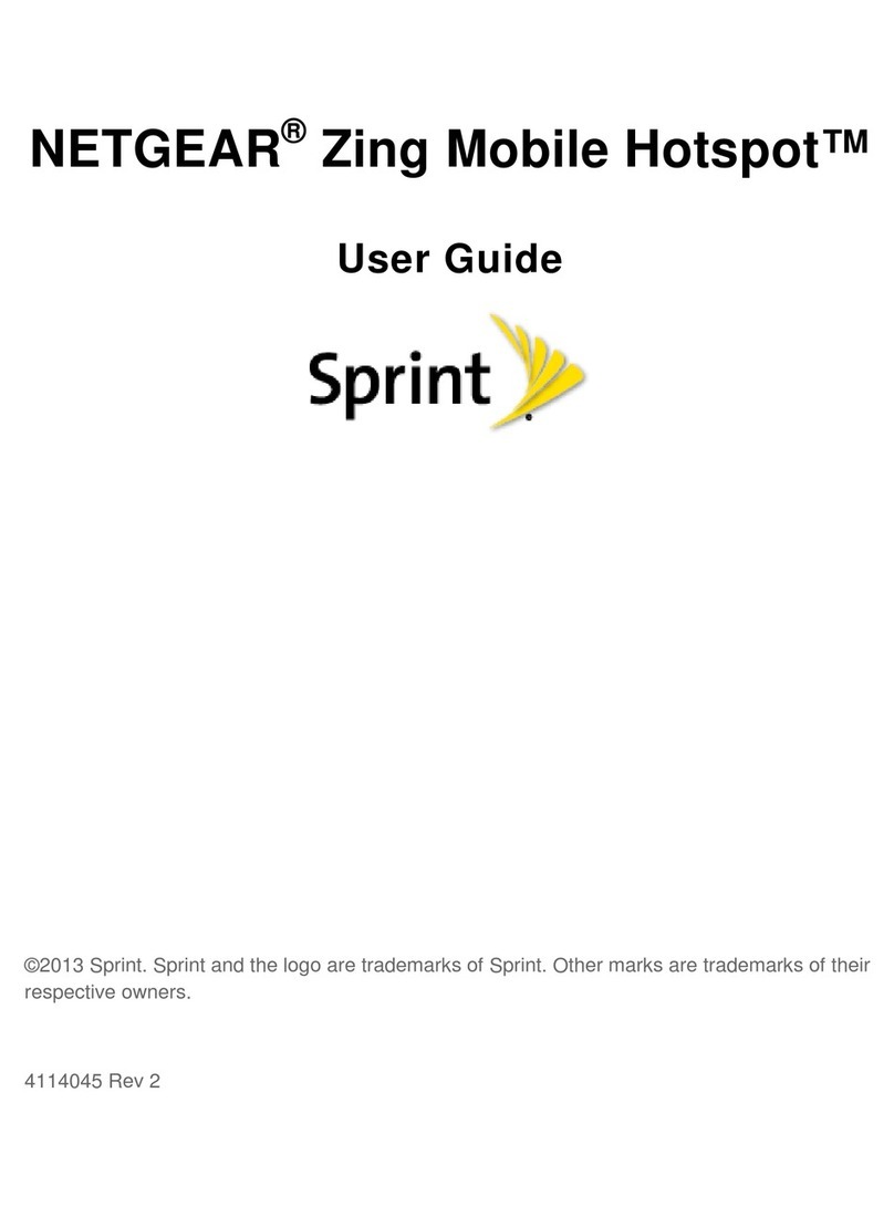 NETGEAR Zing Mobile Hotspot User manual