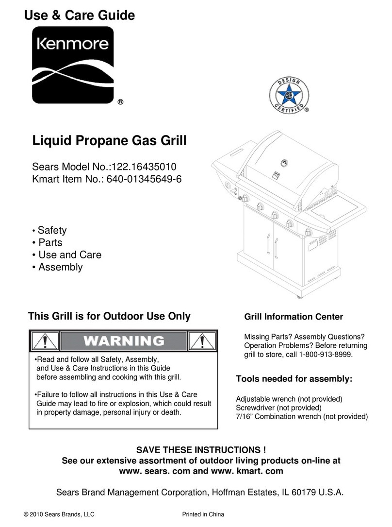 Kenmore 122.16435010 Use & care guide