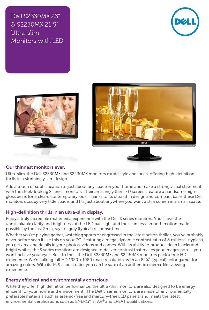 Dell S2330MX User manual