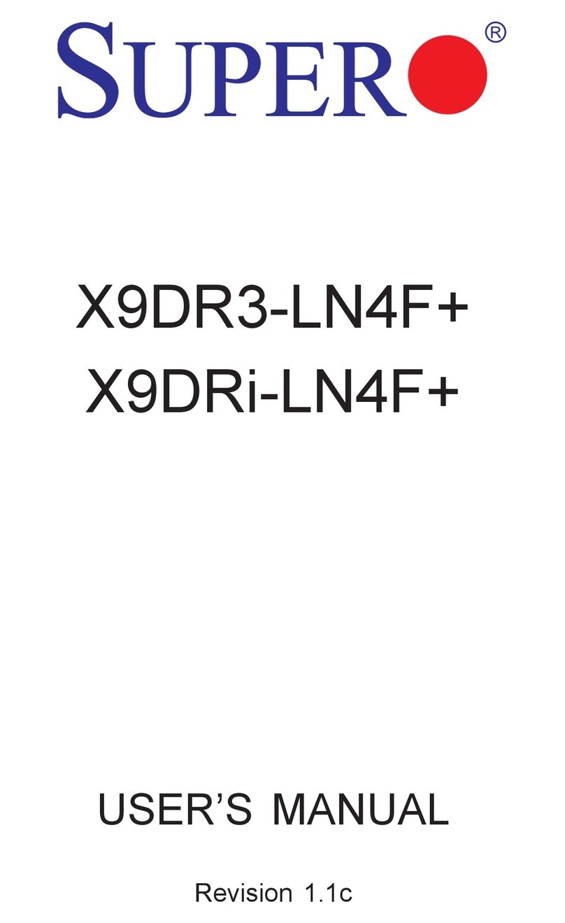 Supero X9DR3-LN4F+ User manual
