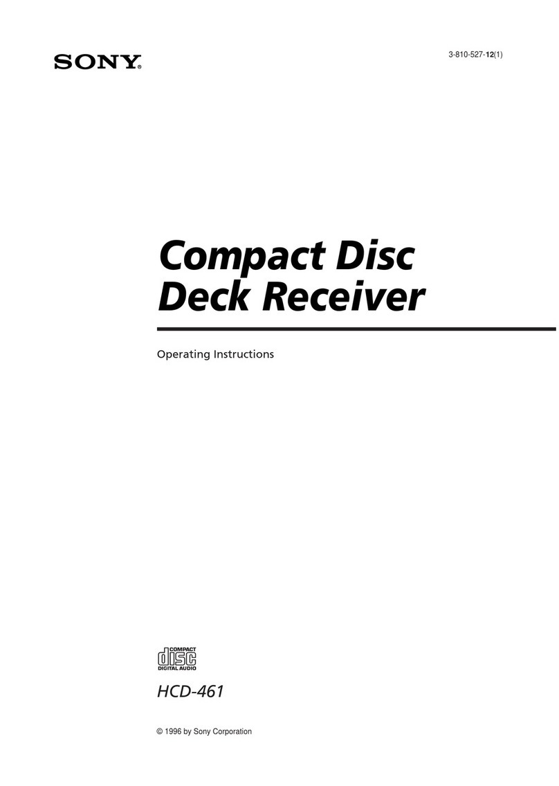 Sony HCD-461 User manual