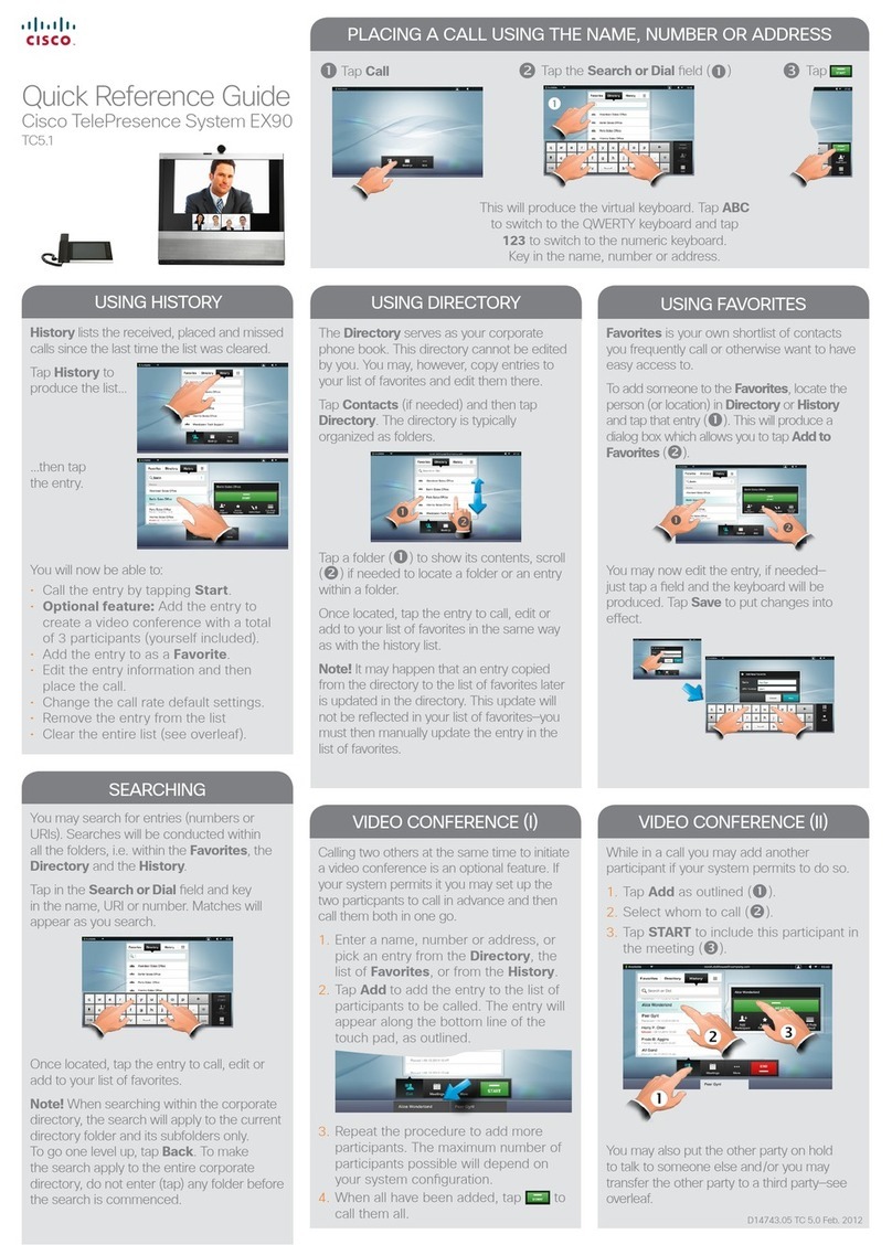 Cisco EX90 User manual
