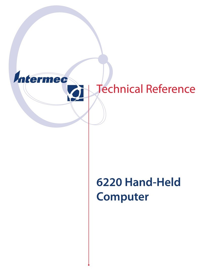 Intermec 6220 Use and care manual