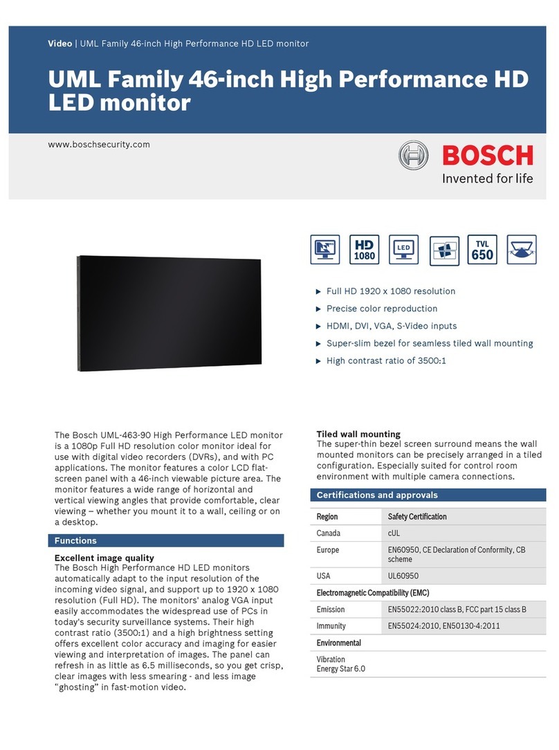 Bosch UML-463-90 User manual