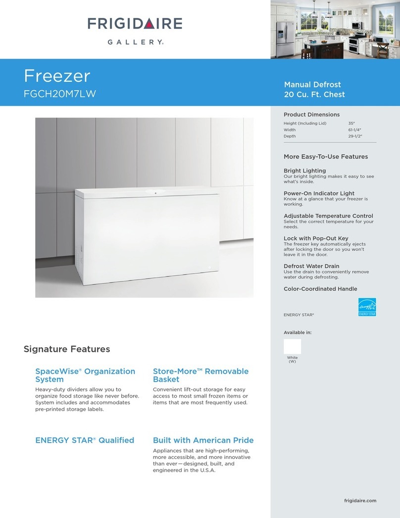 Frigidaire FGCH20M7LW User instructions