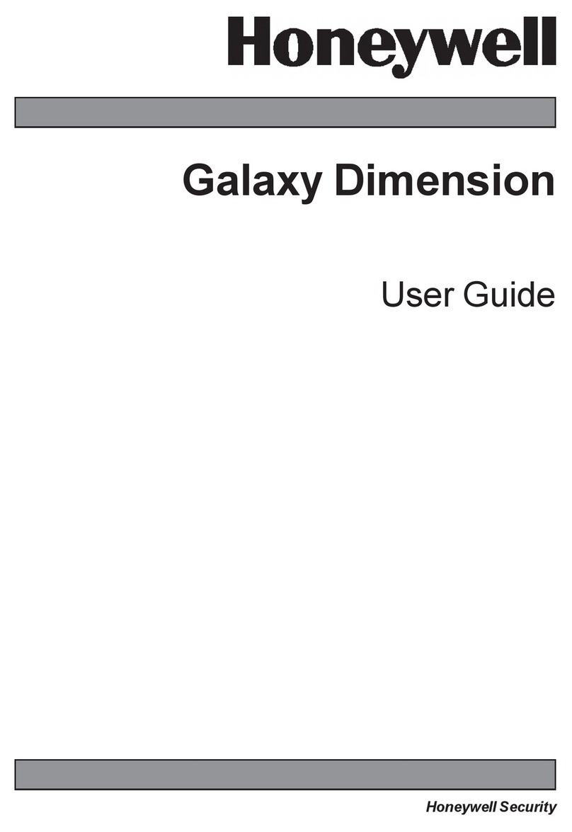 Honeywell Galaxy Dimension User manual
