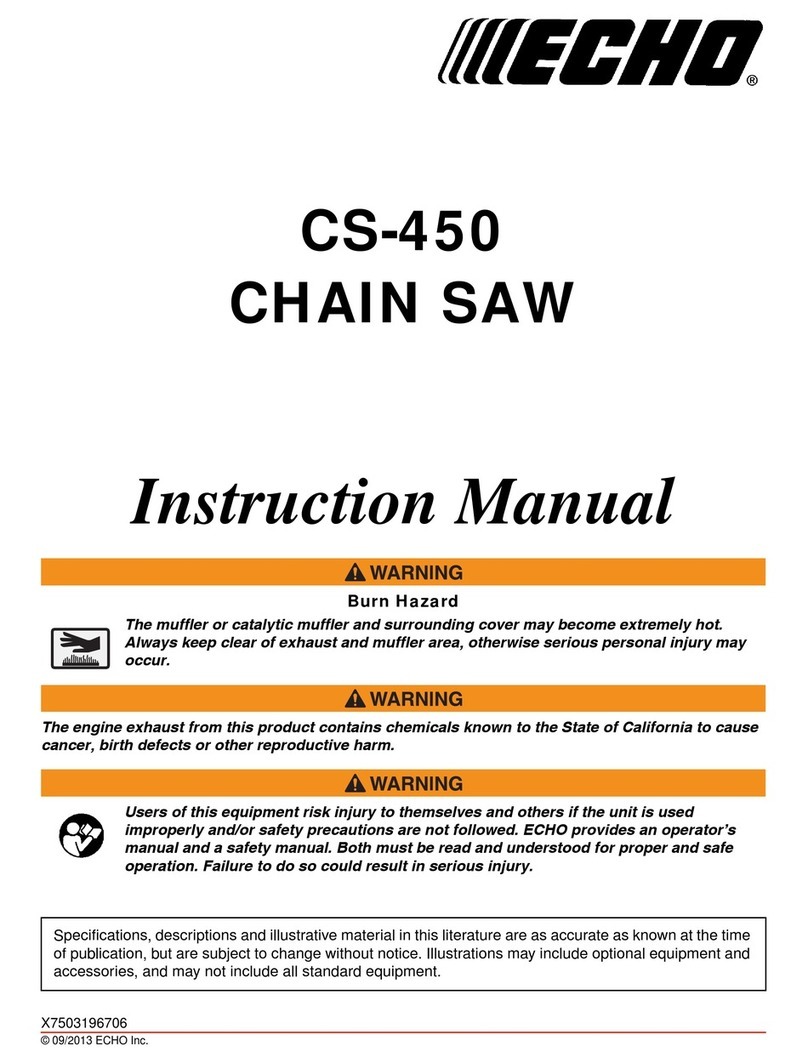 Echo CS 450 User manual