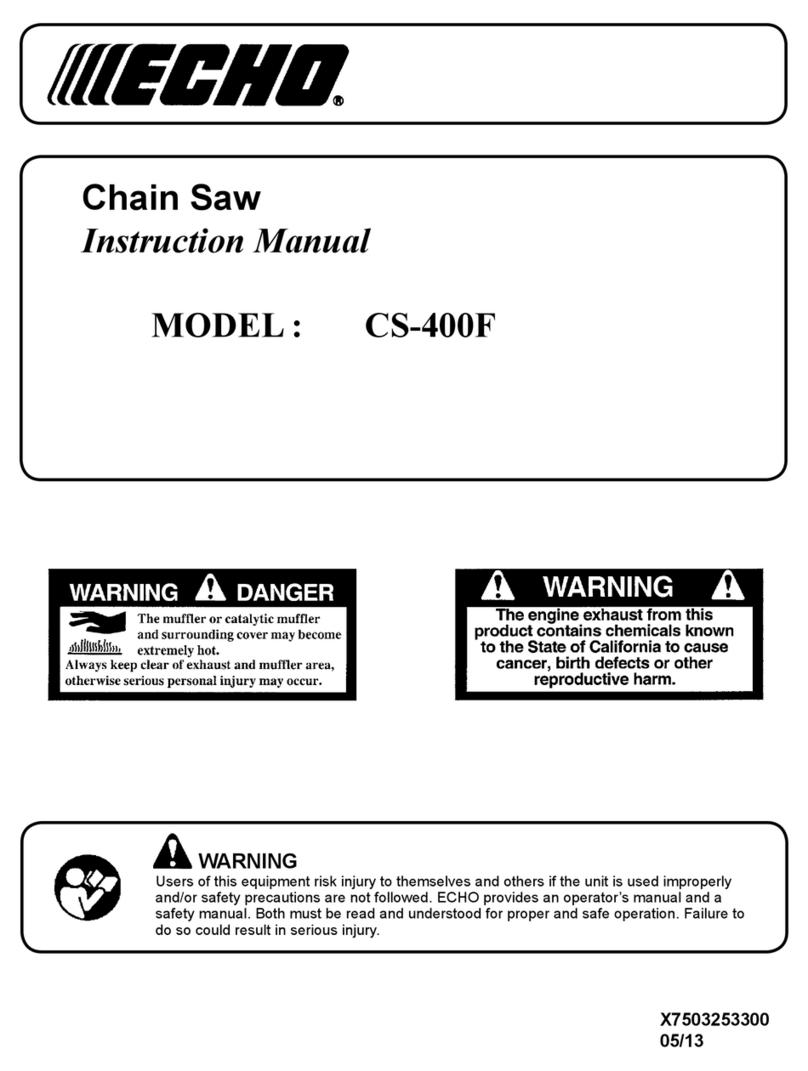 Echo CS-400F User manual Echo CS-400F User manual
