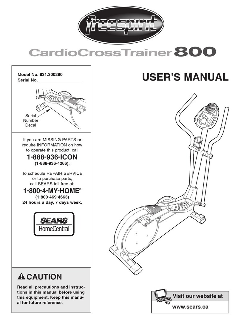 Freespirit 800 User manual