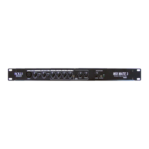 Rolls RM69 MixMate 3 user guide