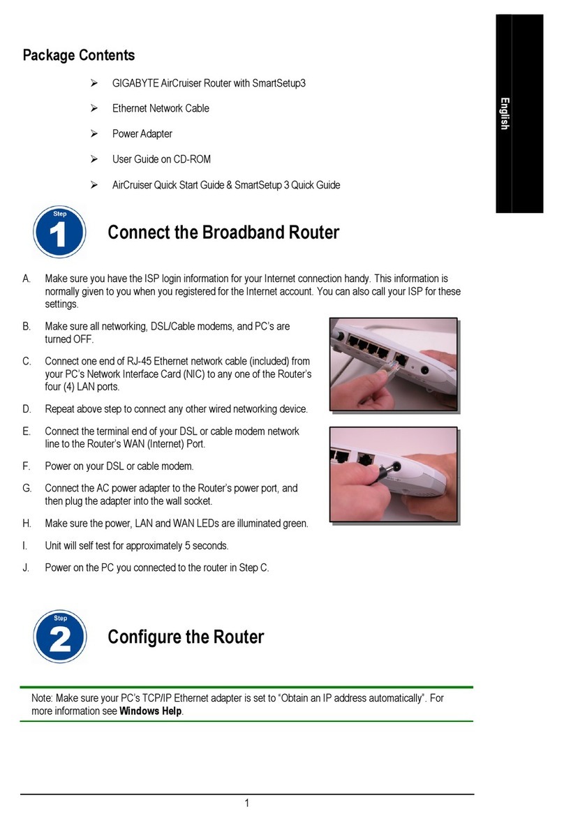 Gigabyte AirCruiser Quick setup guide