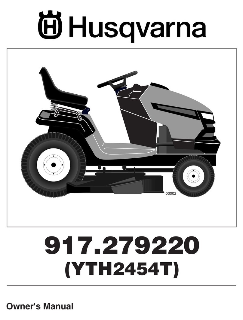 Husqvarna 917.279220/YTH2454T owner's manual Husqvarna 917.279220/YTH2454T owner's manual