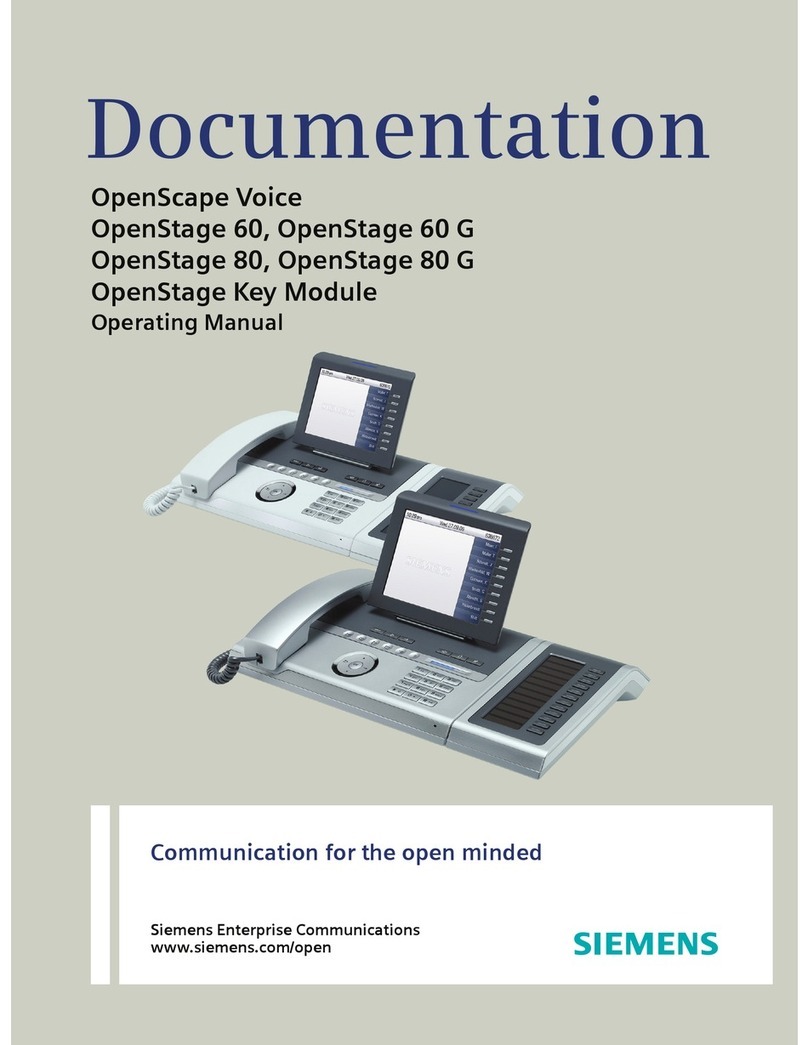 Siemens OpenScape Voice User manual
