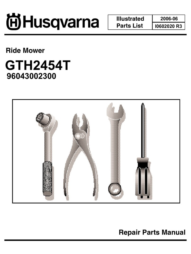 Husqvarna GTH2454T/96043002300 Owner's manual