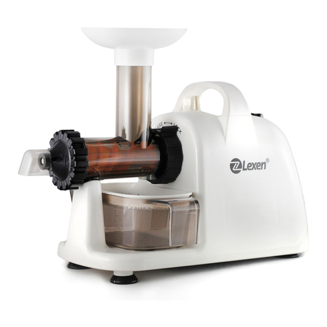 Lexen Healthy Juicer Electric User guide and recipes