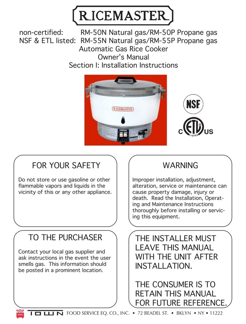 RiceMaster RM-50N owner's manual