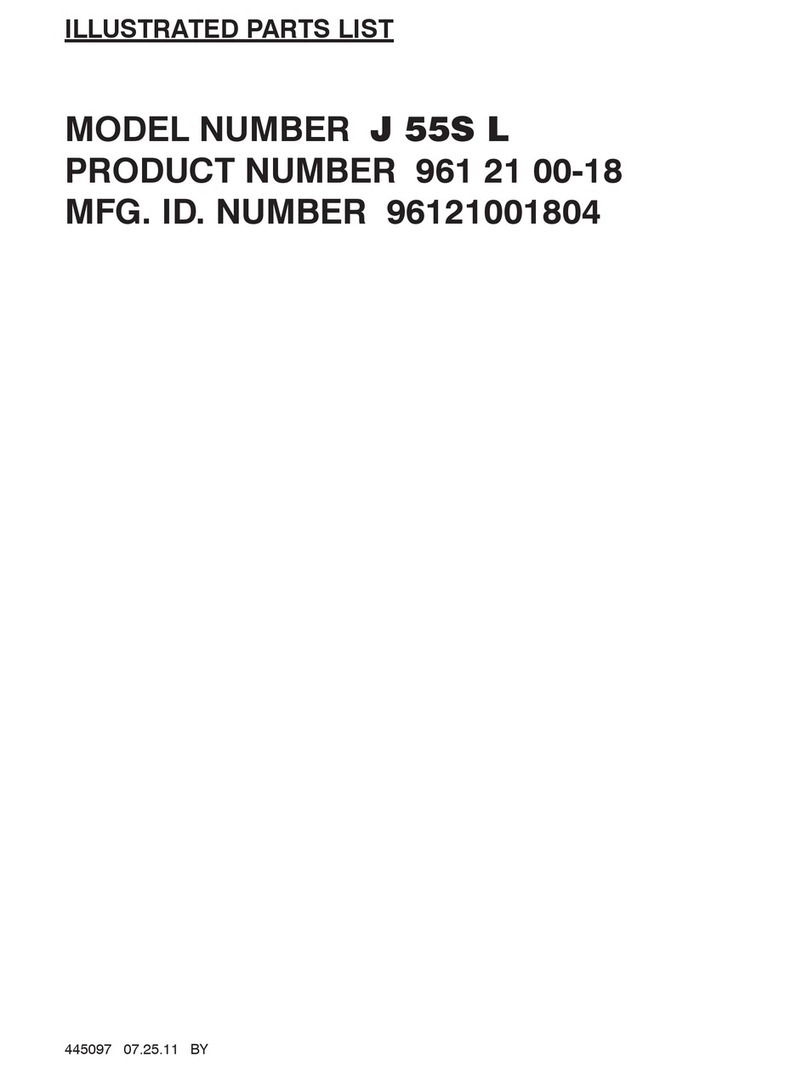 Husqvarna J 55S L/96121001804 Illustrated parts list