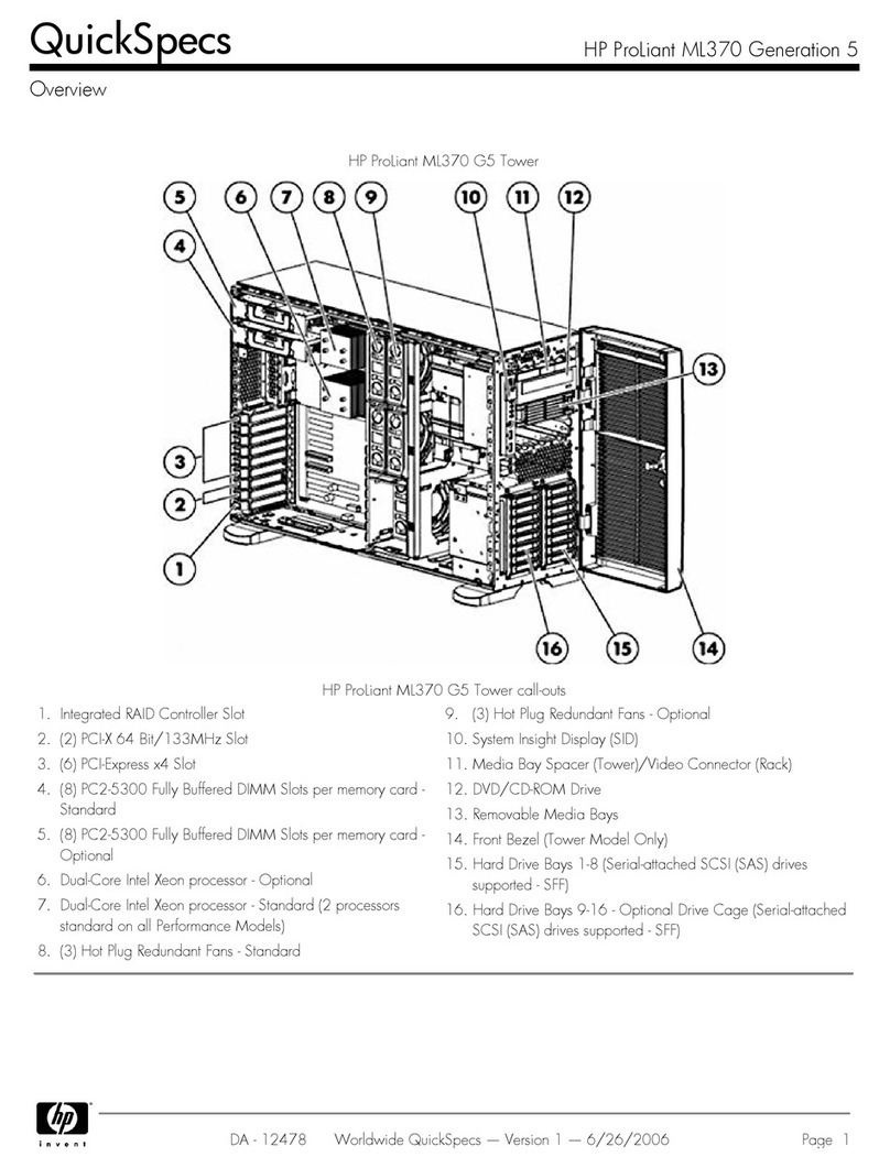 HP ML370 - ProLiant - G3 Installation guide