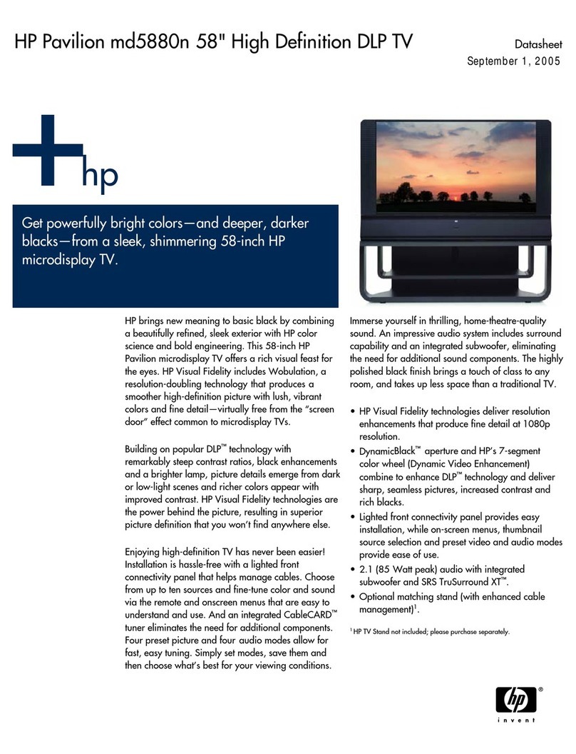 HP Pavilion md5880n User manual