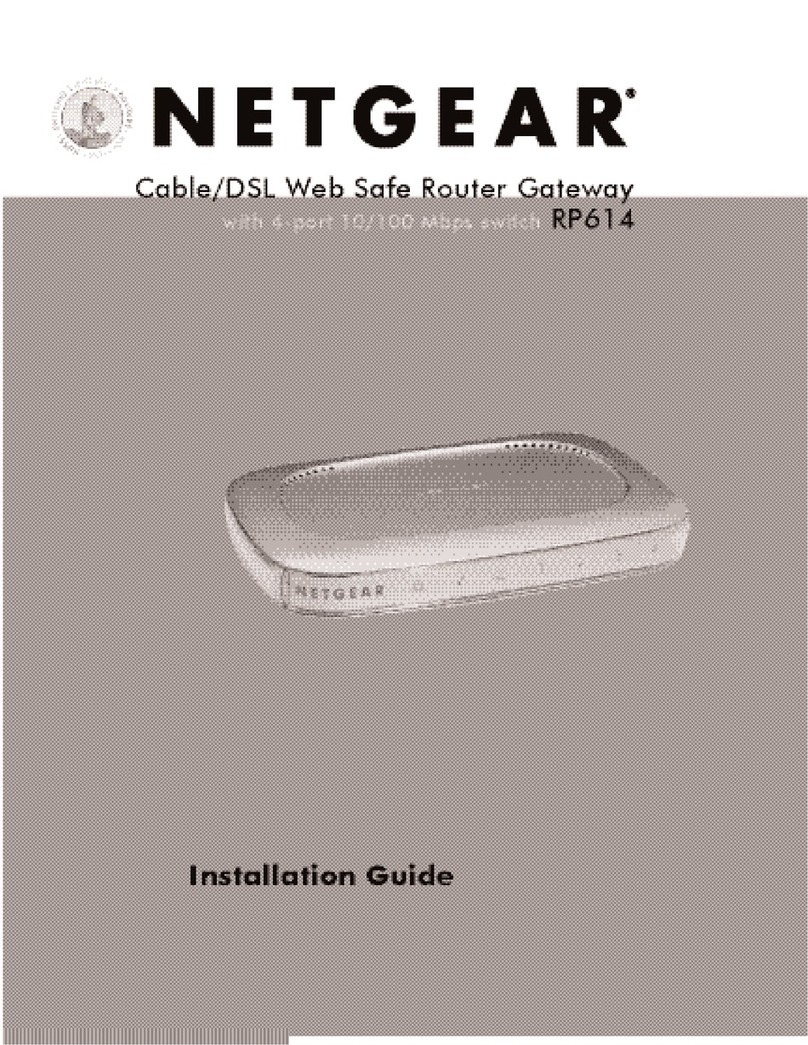 NETGEAR RP614 - Web Safe Router User manual NETGEAR RP614 - Web Safe Router User manual