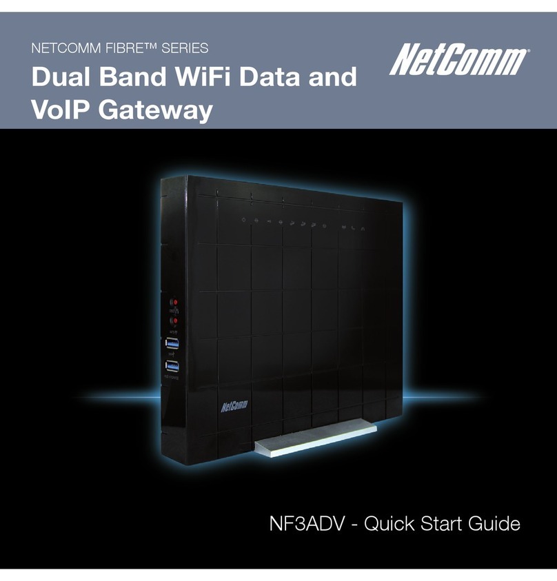 NetComm FIBRE NF3ADV User manual NetComm FIBRE NF3ADV User manual