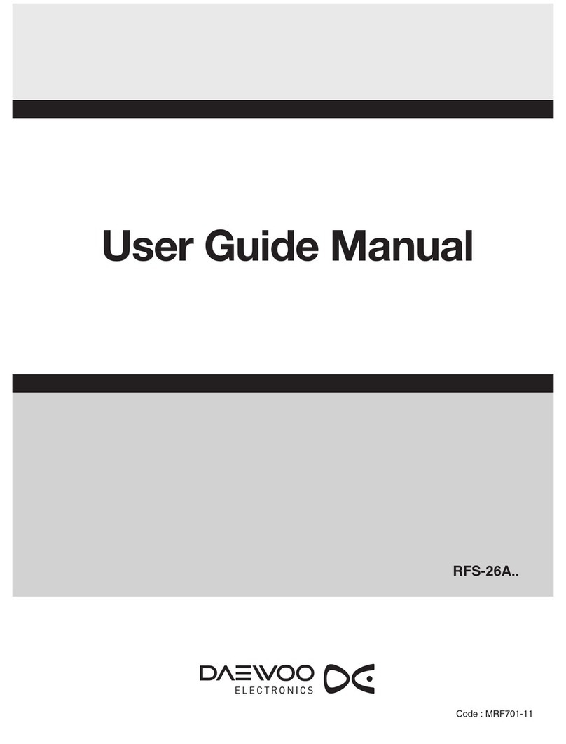 Daewoo RFS-26A Series User manual