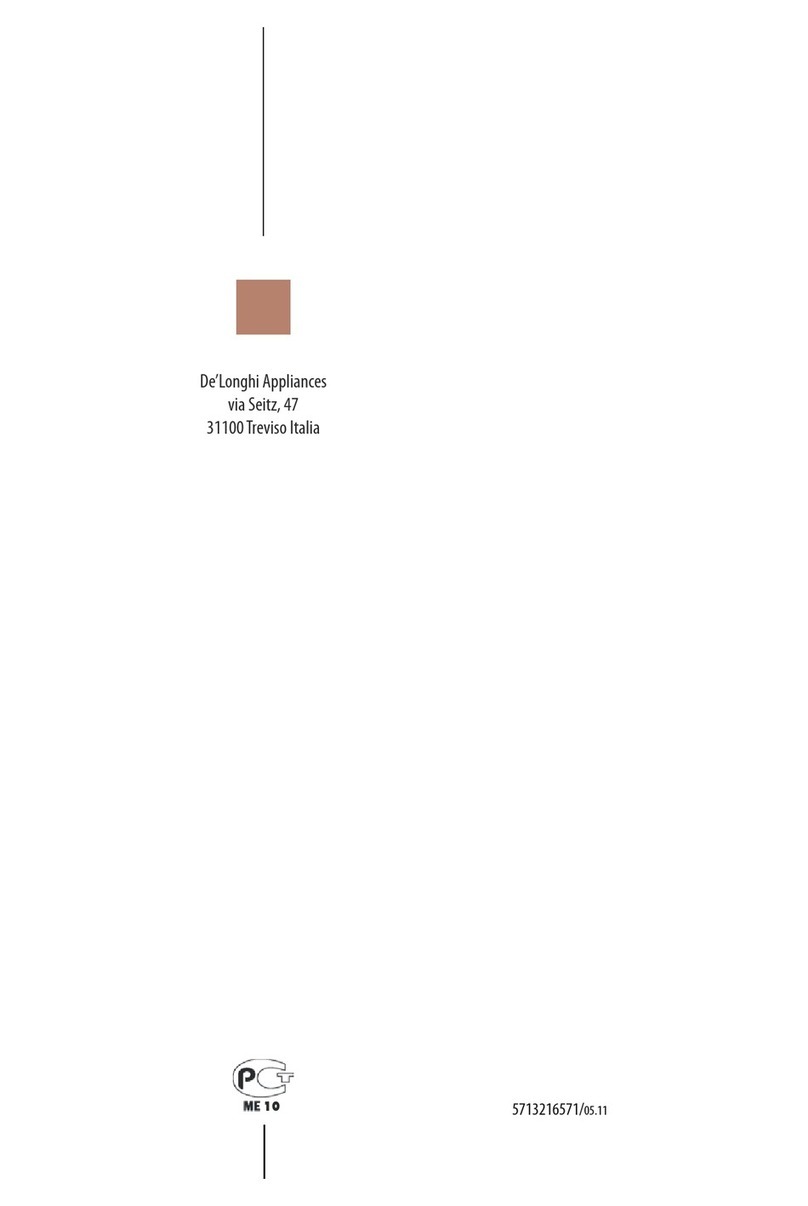 DeLonghi EC250 Instructions for use