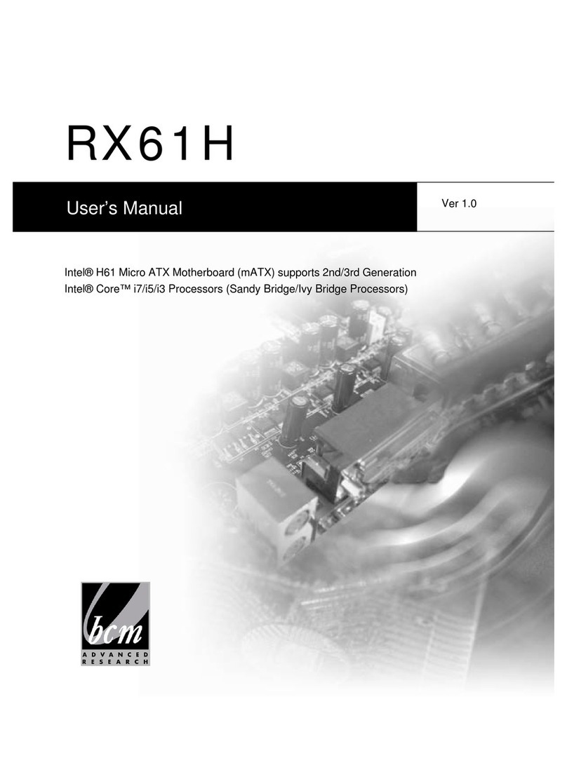 BCM RX61H User manual