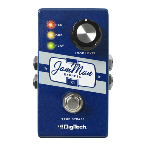 digi-tech JamMan Express XT User manual digi-tech JamMan Express XT User manual
