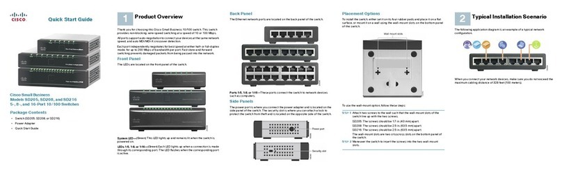 Cisco SD205 User manual