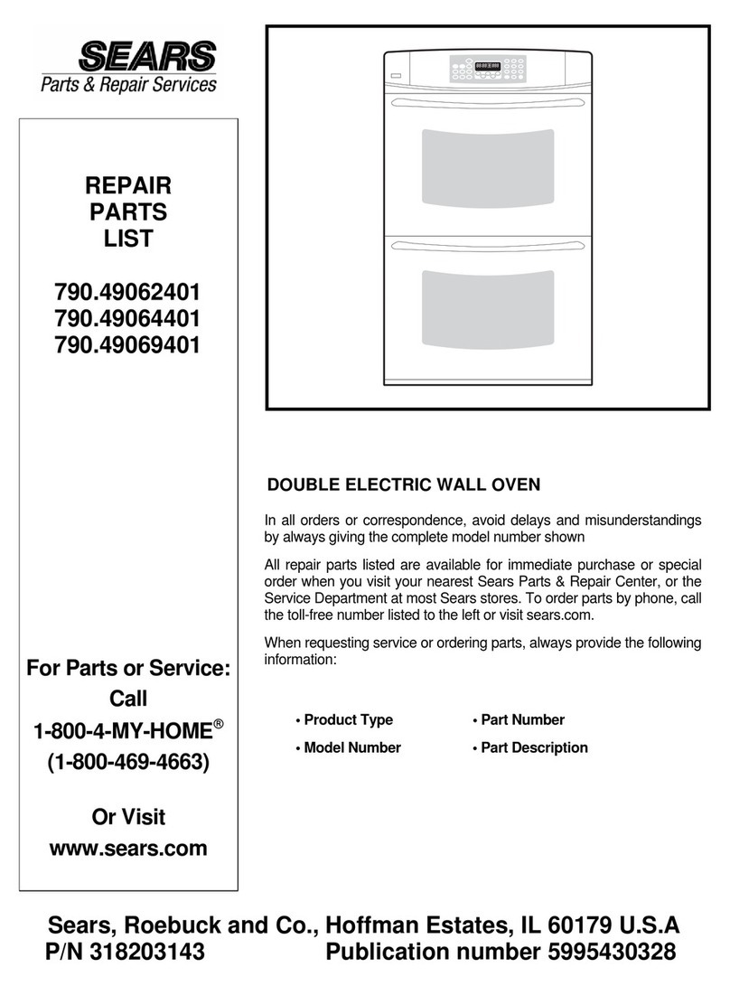 Sears 790.49062401 Repair parts manual