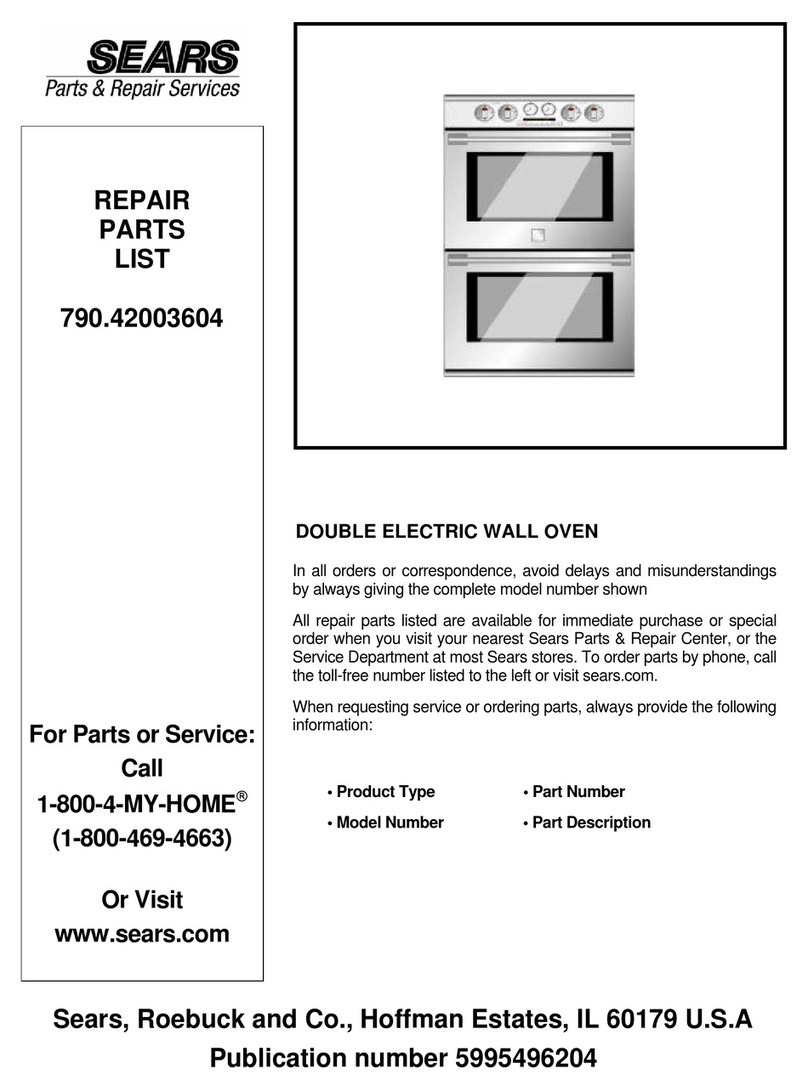Sears 790.42003604 Repair parts list