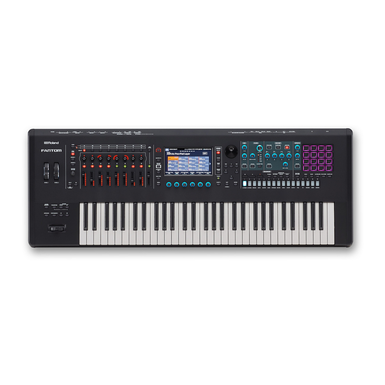 Roland Fantom User manual Roland Fantom User manual