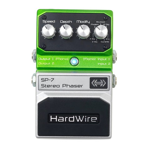 digi-tech HARDWIRE SP-7 owner's manual