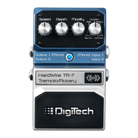 digi-tech HARDWIRE TR-7 User manual