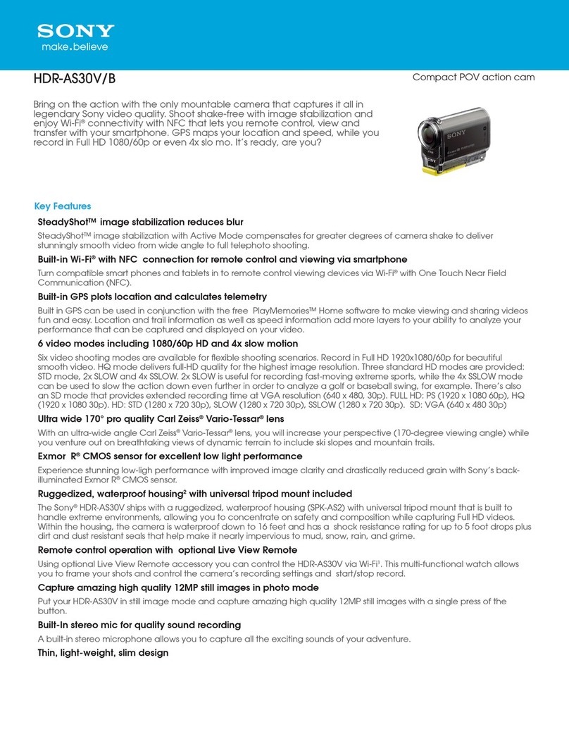 Sony HDR-AS30V quick guide