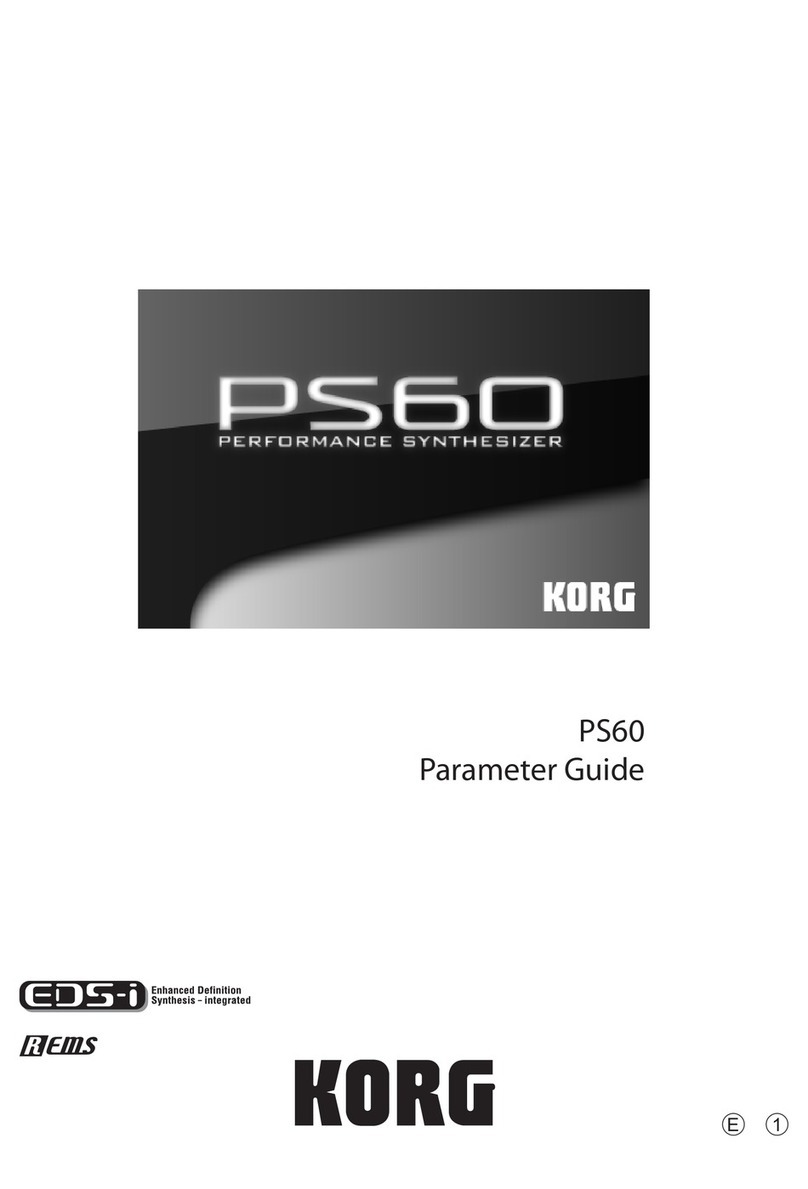 Korg PS60 User manual