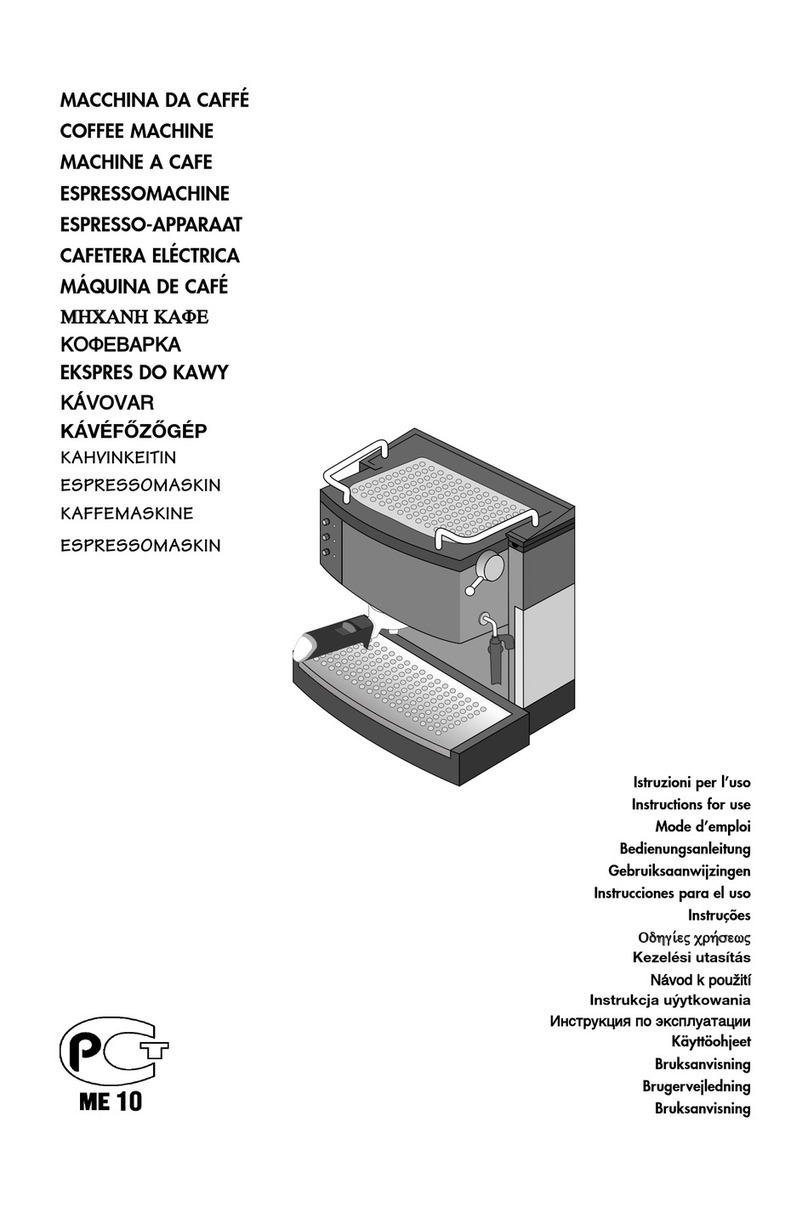 DeLonghi Coffee machine User manual