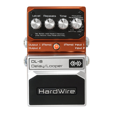 digi-tech HARDWIRE DL-8 owner's manual