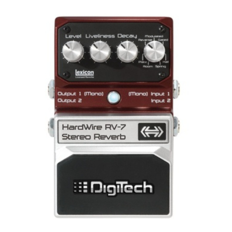 digi-tech HARDWIRE CR-7 User manual