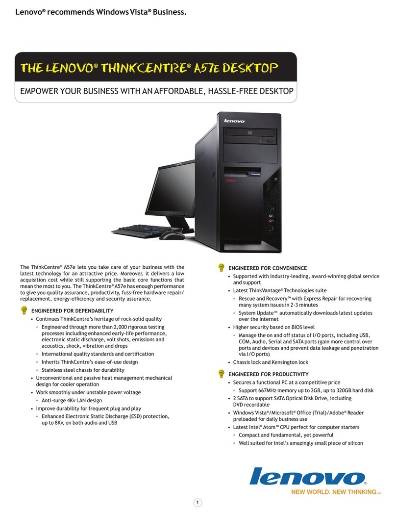 Lenovo ThinkCentre A57e User manual