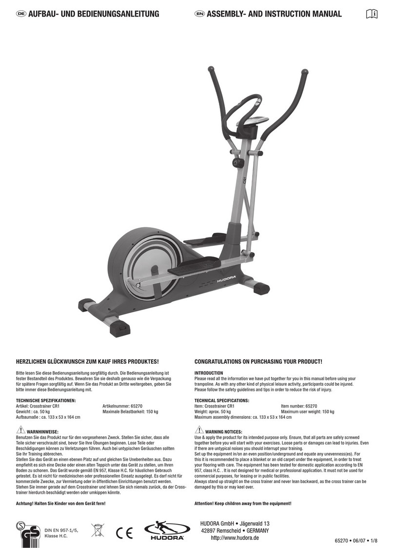 Hudora CR1 User guide