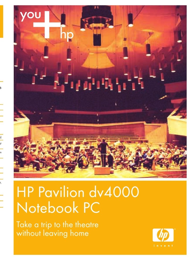 HP Pavilion dv4000 - notebook pc Quick setup guide